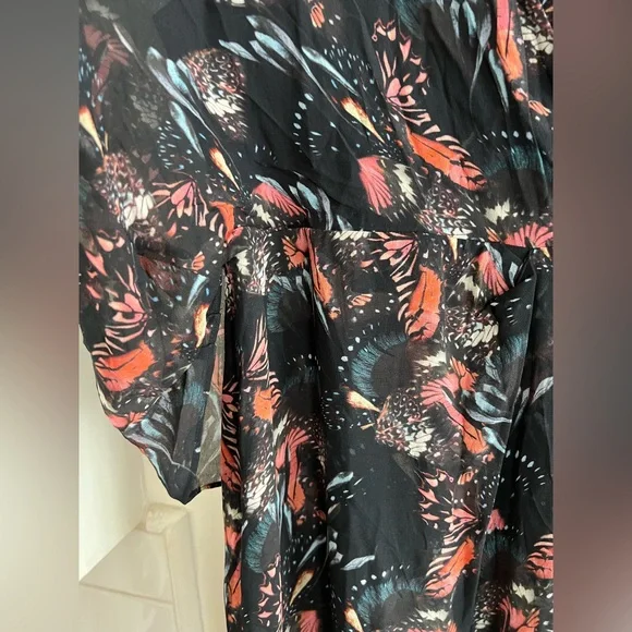 All Saints Valero Flutter Dress 8 - Picture 7 of 12